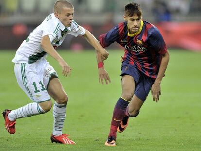 Neymar se estrena en Polonia