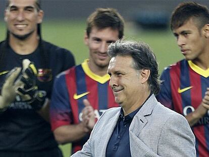 Martino, en la presentación del equipo.