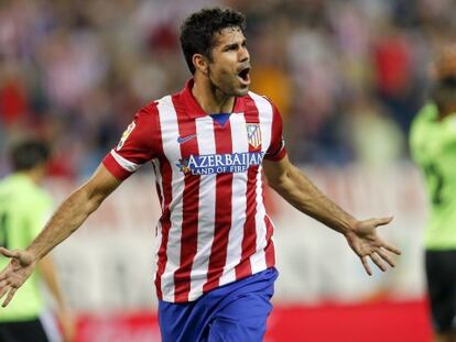 Diego Costa celebra un tanto. VÍDEO: EL PAÍS.