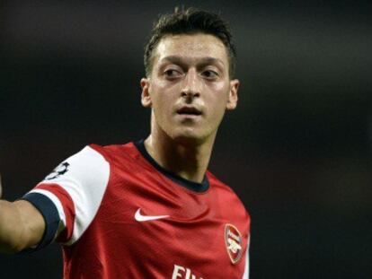 Özil, en un instante del partido.