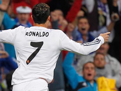 Ronaldo celebra un gol al Juventus
