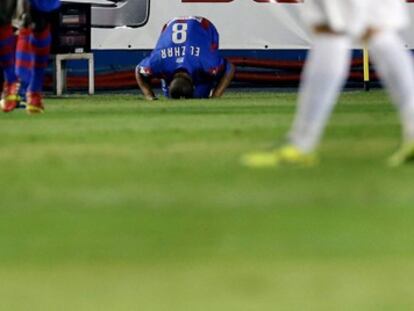 El Zhar celebra un gol