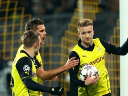 Marco Reus uno de las goles del Borussia.