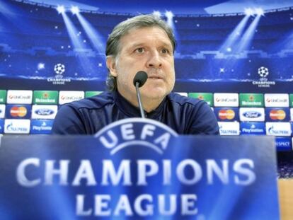 Martino, en la rueda de prensa.VÍDEO: ATLAS.