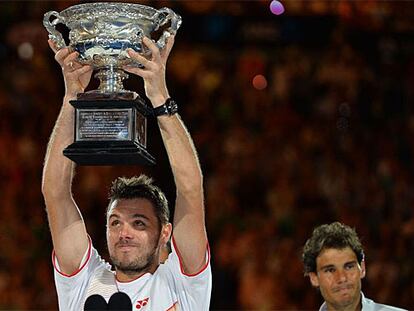 Nadal se queda de piedra ante un gran Wawrinka