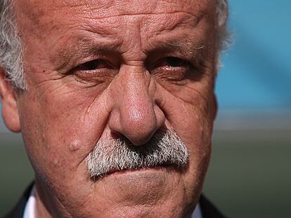 Del Bosque, antes del duelo contra Australia.