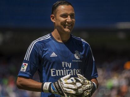 Navas, en su presentación.