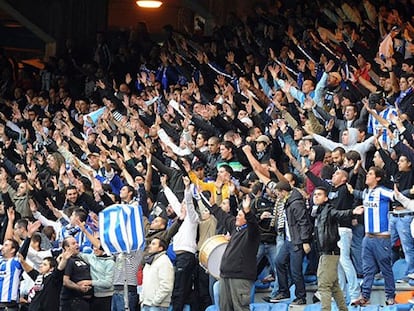 Cierre “simbólico” de la grada de los Riazor Blues