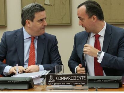 Cardenal y Martínez, en el Congreso. Foto: ULY MARTÍN./ Vídeo: ATLAS