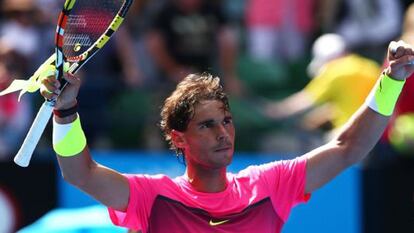 Rafa Nadal celebra su victoria ante Youzhny. / Ryan Pierse (Getty Images) /ATLAS