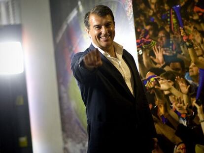 Joan Laporta, candidato a la presidencia del Barça.