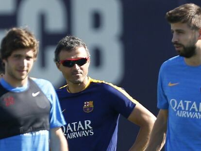 Luis Enrique: “Arda y Aleix cumplen un castigo sin haber hecho nada”