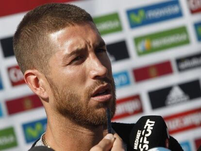 Ramos, esta mañana en Las Rozas. / Foto: EFE / Vídeo: ATLAS