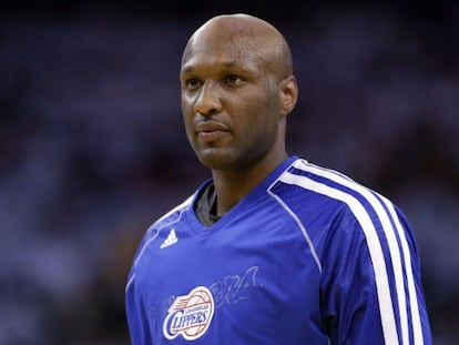 Odom, en un partido con los Clippers.