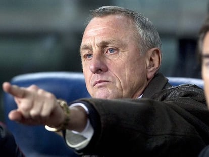 Johan Cruyff, em 2009 no Camp Nou.