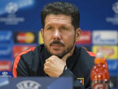 Simeone, durante la rueda de prensa. Foto: SHAMIL ZHUMATOV (REUTERS) / Vídeo: ATLAS