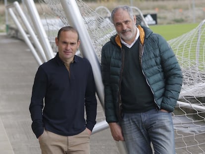 Nino y Zubizarreta, en Pamplona.