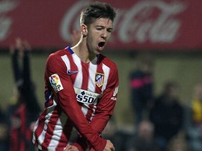 Vietto celebra su gol al Reus.