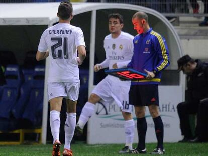 Cheryshev, en el Carranza, en el momento del cambio.