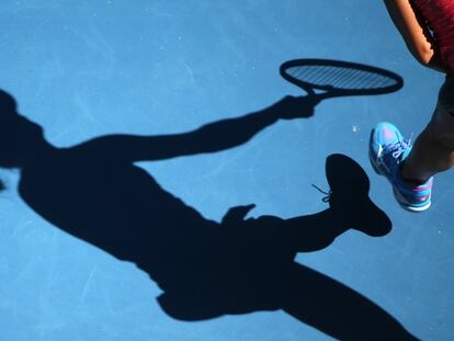 Una tenista en un torneo de alta competición. / R. R. (AP)
