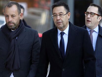 Bartomeu i Rosell rebutgen declarar pel fitxatxe de Neymar
