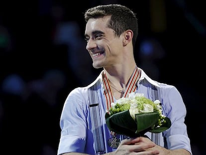 Fernández, tras ganar el mundial.