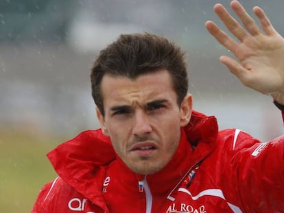 Bianchi, en el Gran Premio de Japón. Foto: AP/ Vídeo: REUTERS