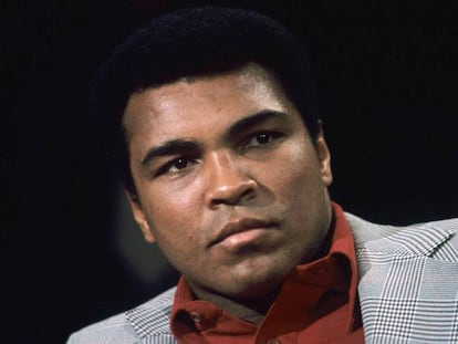 Muhammad Ali en el año 1975, en la cadena alemana ZDF.