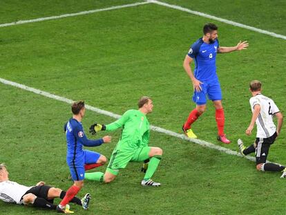 Griezmann marca el segundo gol francés.