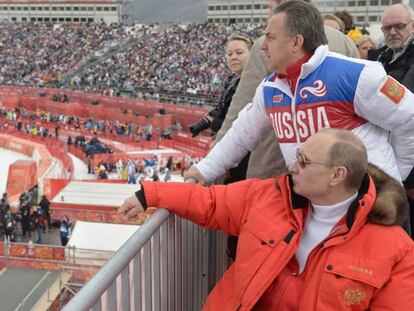 Putin, durante los Juegos de Sochi 2014.