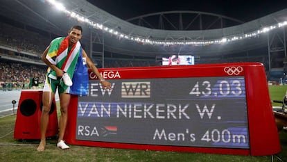 O corredor Wayde van Niekerk.