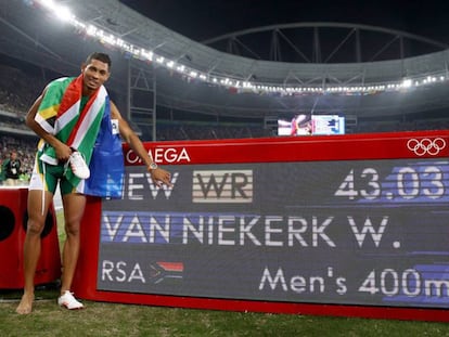 O corredor Wayde van Niekerk.