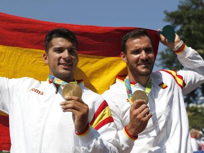 Toro y Cravitto, con su oro en el K-200m.
