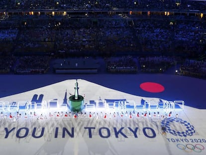 Un momento de la ceremonia de clausura en el Estadio Olímpico.