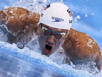 Lochte, durante una prueba en los Juegos de Río.