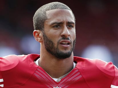 Colin Kaepernick, quarterback de los 49ers de San Francisco.