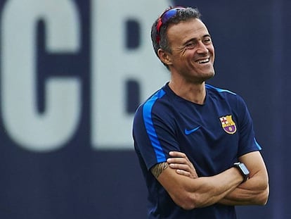 Luis Enrique: “Per guanyar títols cal una plantilla, i això és el que tenim”