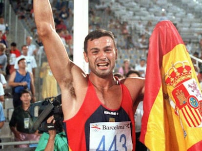 Antonio Peñalver en los Juegos de Barcelona 1992.
