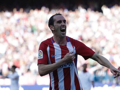 FOTO: Godín celebra el 1-0 frente al Sevilla. / VÍDEO: Rueda de prensa de los entrenadores.