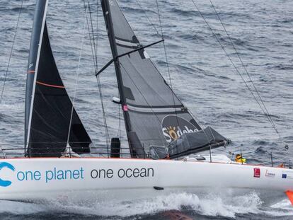 Didac Costa a bordo del One Plane One Ocean