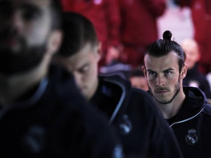 FOTO: Gareth Bale, en el túnel de vestuarios del Allianz Arena. / VÍDEO: Rueda de prensa de Zidane.