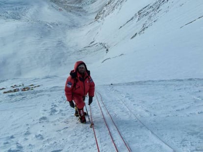 El alpinista catalán Ferrán Latorre.