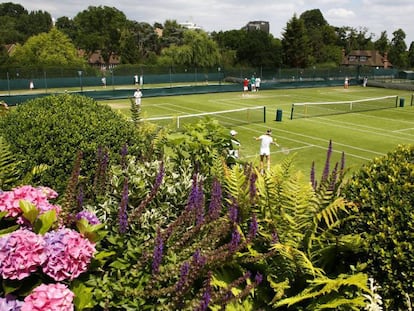 Pistas de entrenamiento en Wimbledon. En el vídeo, algunas de las peculiaridades del torneo.