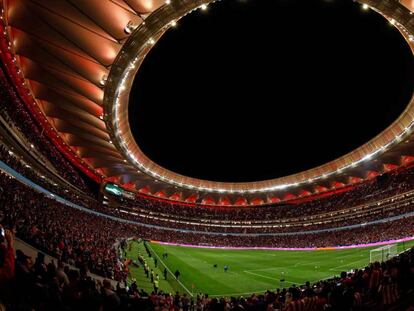 El Atleti disfruta el miedo escénico en el Wanda Metropolitano