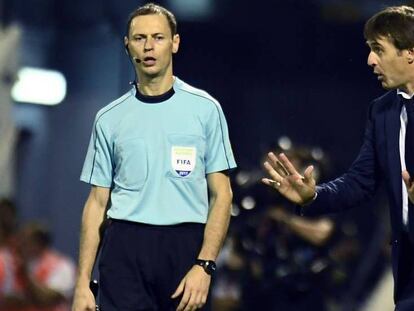 FOTO: Lopetegui, durante el partido ante Albania. / VÍDEO: Declaraciones de entrenador y jugadores, tras el partido.