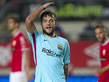 Jose Arnaiz celebra su gol ante el Murcia. En vídeo, Valverde comenta la actuación del delantero.