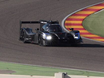 El Ligier JS P217 del equipo United Autosports, con el que Alonso competirá en las 24 horas de Daytona.