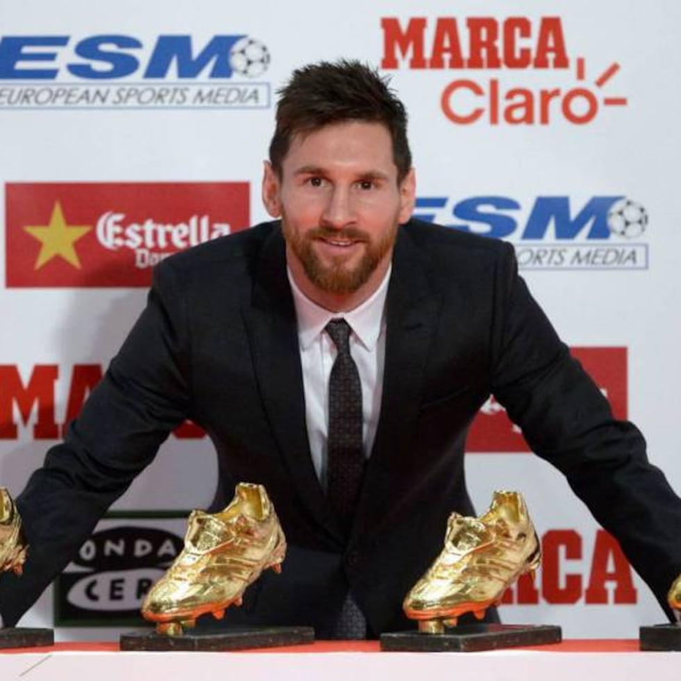 Messi recibe la Bota de Oro 2017: “Cada año disfruto más de ser