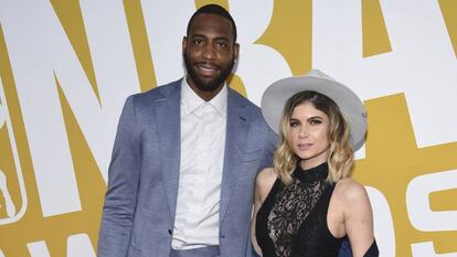 Rasual Butler y Leah LaBelle, en junio de 2017.