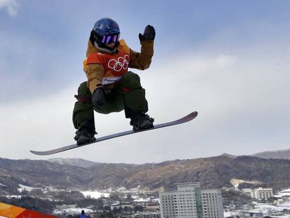 Castellet, en el Phoenix Snow Park de Pyeongchang.